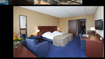 Ruime hotelkamer bij Hotel Zwartewater
